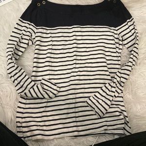 Striped long sleeve shirt